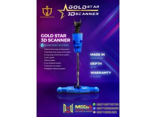 Gold Star 3D Scanner - Professional Metal Detector for Treasure Hunters