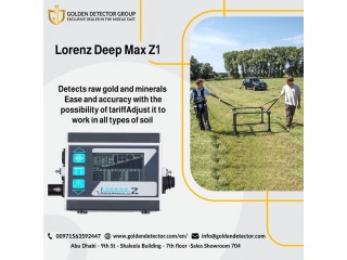 Gold and treasure hunter LORENZ DEEPMAX Z1 METAL DETECTOR