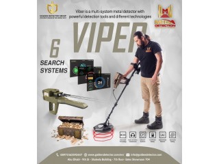 Viber multi-system metal detector 6 search systems for buried treasures