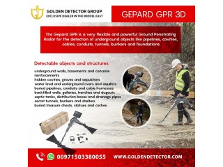 Gepard GPR most powerful metal and treasure detection systems