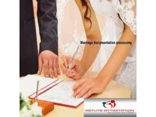 Marriage certificate attestation in UAE