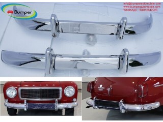 Volvo PV 544 Euro bumper (1958-1965) stainless steel