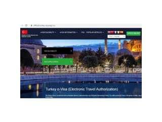 TURKEY  Official Government Immigration Visa Application Online AUSTRALIAN CITIZENS