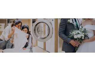 Wedding dresses Dry Cleaning with doorstep service