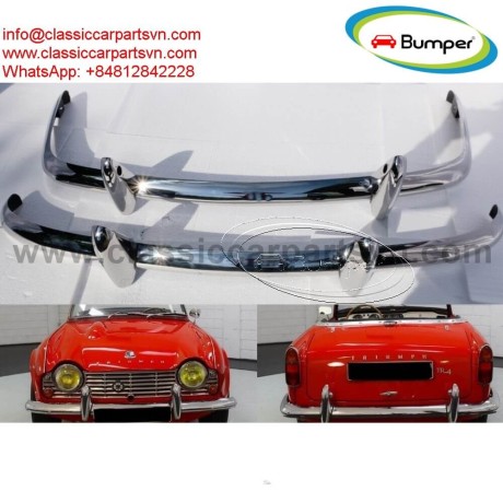 triumph-tr4-1961-1965-bumpers-by-stainless-steel-big-0