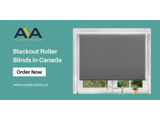 Blackout Roller Blinds in Canada - Ava Window Fashion
