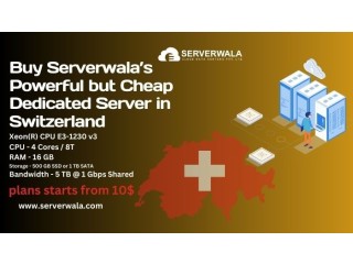Buy Serverwalas Powerful but Cheap Dedicated Server in Switzerland