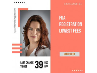 Registrierung FDA Only 60 Dollars