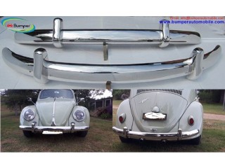 Volkswagen Beetle Euro style bumper (1955-1972) by stainless steel  (VW Käfer Euro typ stoßfänger)