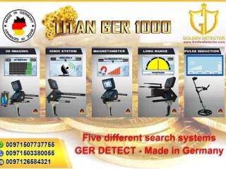 TITAN GER 1000 - 5 SYSTEMS - Underground Gold Detector