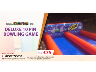 Deluxe 10 Pin Bowling Inflatable Game