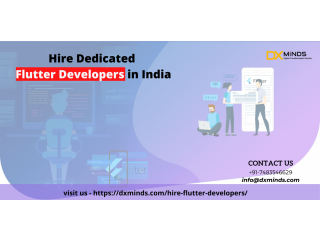 Hire ISO Certified Flutter Developers in India | DxMinds