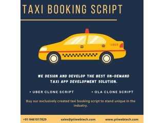 Uber Clone Script App Development | PTI WebTech