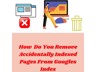 Remove accidentally indexed pages from googles index