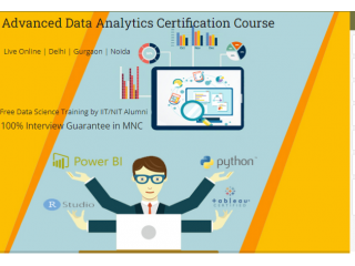 Data Analytics Certification in Delhi, Shahadra, SLA Analyst Classes, Python, Tableau, Power BI Training Course,