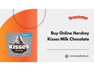 Buy Online Hershey Kisses Milk Chocolate - Snackstar