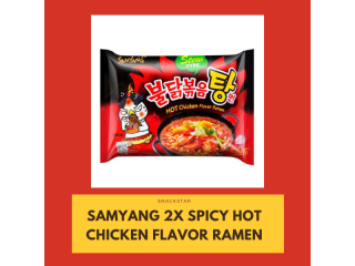 Samyang 2X Spicy Noodles - Available on Snackstar