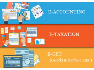 Accounting Certification Course in Delhi, Noida, Ghaziabad, 100% Job, SLA GST Classes, SAP, Tally Training Course,