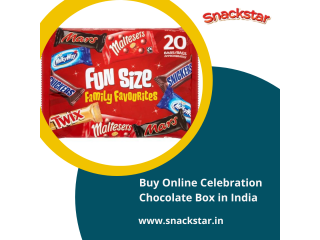 Buy Online Celebration Chocolate Box in India - Snackstar