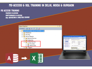 MS Access, SQL Training Course, Delhi, Noida, Gurgaon, SLA MIS Institute, VBA, Excel Classes,