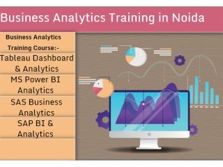 Business Analyst Course in Noida, Ghaziabad, SLA Analytics Classes, SQL, Tableau,, Power BI Training Certification,