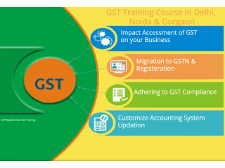 Certified GST Professional Training Course Classes by SLA Institute, Delhi, Noida, 100% Job in MNC,