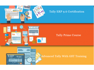 Job Oriented Tally ERP Prime Certification, Delhi, Noida, Ghaziabad, Accounting Course, SAP FICO, GST, BAT, Free Placement, Free BAT Course