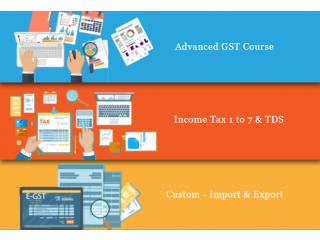 Taxation Certification Course in  Delhi, Noida, Ghaziabad with Tally and SAP FICO Software by CA, 2023 Offer, 100% Job,