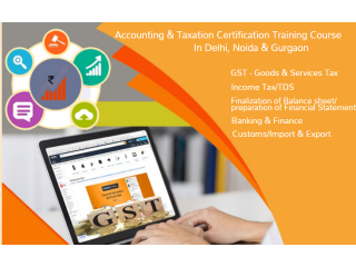 GST Course in Delhi, Mukherjee Nagar, Free Accounting & Tally Certification, Best Offer with 100% Job