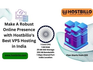 Effective Online Presence with Hostbillo's Best VPS Hosting in India
