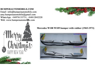Mercedes W108 and W109 1965-1973 bumpers stainless steel