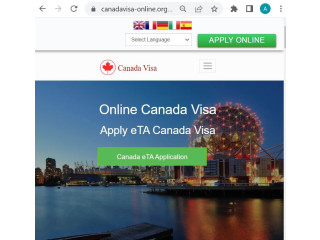 CANADA Visa Application Online  - Domanda di visto online per il Canada - Visto ufficiale
