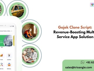 Gojek Clone Script: Revenue-Boosting Multi-Service App Solution