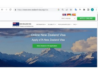 NEW ZEALAND Visa -Oficialus vyriausybės Naujosios Zelandijos vizos prašymas  NZETA