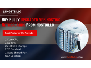 Buy Fully Upgraded VPS Hosting Netherlands From Hostbillo