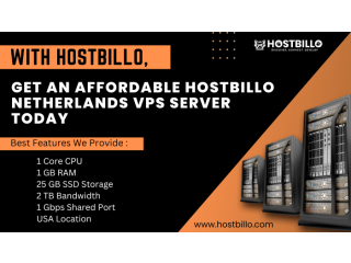 Get an affordable Hostbillo Netherlands VPS server today