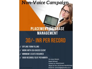 Non-voice campaign