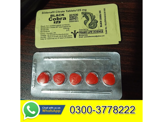 Black Cobra Tablets Price In Pakistan - 03003778222