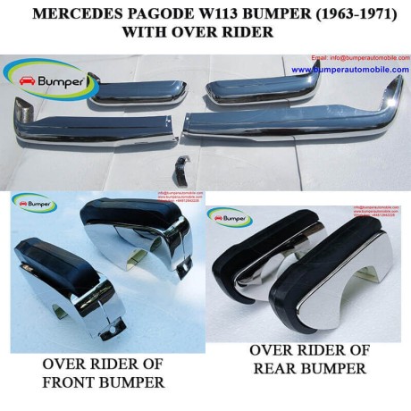 mercedes-pagode-w113-1963-1971bumpers-stainless-steel-models-230sl-250sl-280sl-big-2
