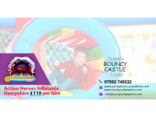 Action Heroes Bouncy Castle