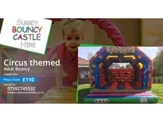 Circus themed Adult Bouncy Castle