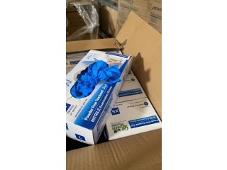 Nitrile gloves, face masks and syringes stock available