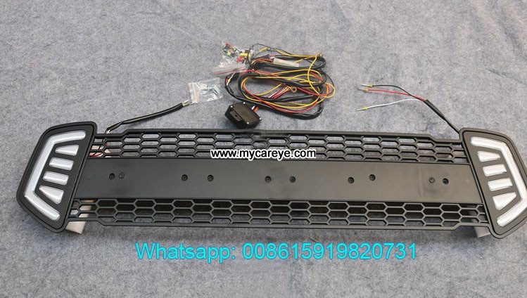 ford-ranger-grills-car-front-bumper-grille-with-led-light-big-2