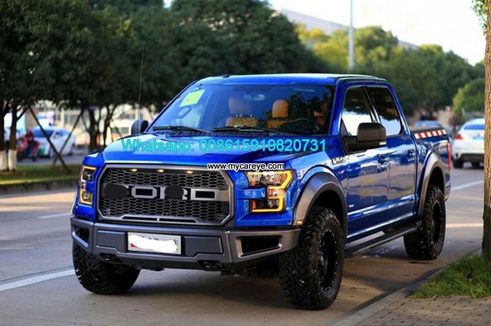 ford-f150-racing-grills-abs-front-bumper-grille-raptor-with-led-light-big-1