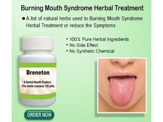 Herbal Treatment for Burning Mouth Syndrome with Supplement
