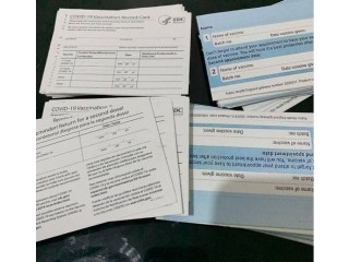 Verified Vaccine Cards For Sale