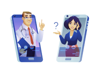 Shift your consultation services through our telemedicine app