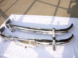 Mercedes Benz 220A stainless steel bumpers