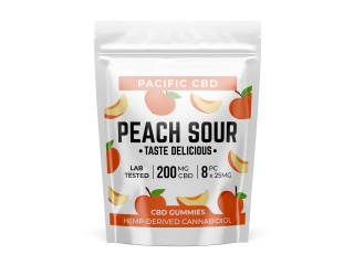 Pacific CBD Sour Peach 200mg CBD