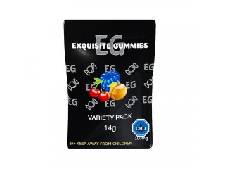 Exquisite Gummies  Variety Pack  100mg